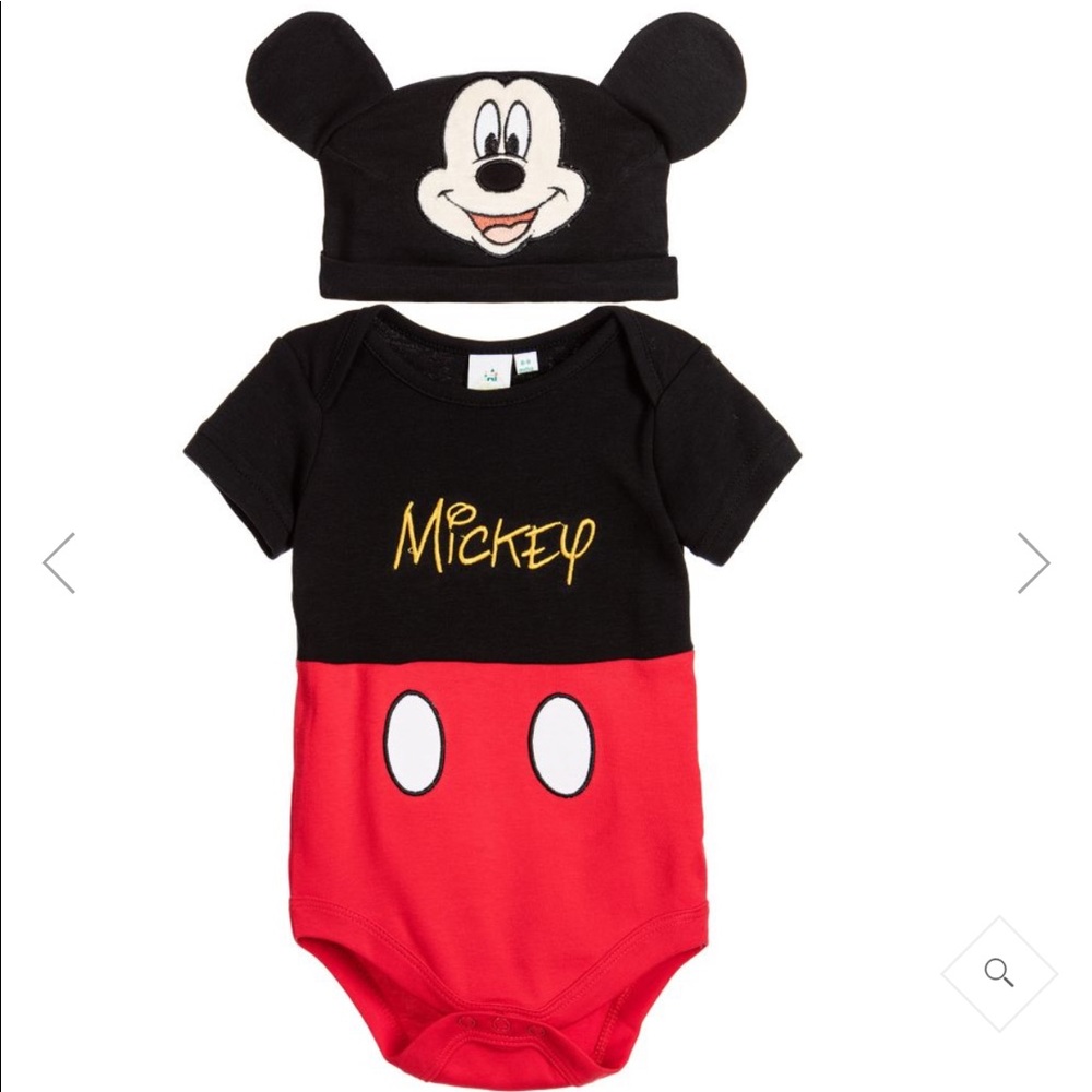 Mickey Mouse onssie with matching hat